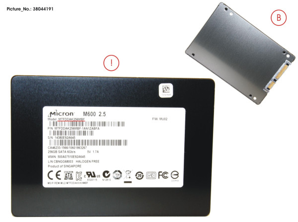 SSD S3 256GB 2.5 SATA (7MM)