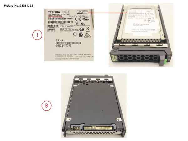 SSD SAS 12G 800GB WRITE-INT. 2.5' H-P EP