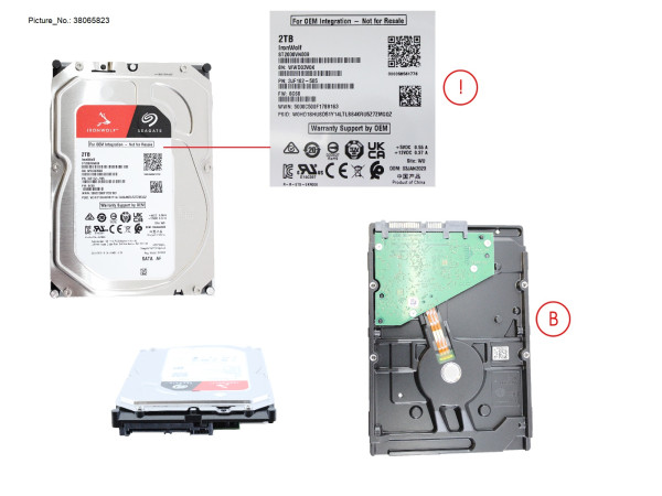 HD SATA 6G 2TB 5.4K NO HOT PL 3.5" ECO