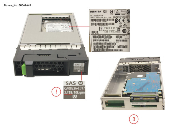 DX HD DRIVE 3.5' 2.4TB 10K