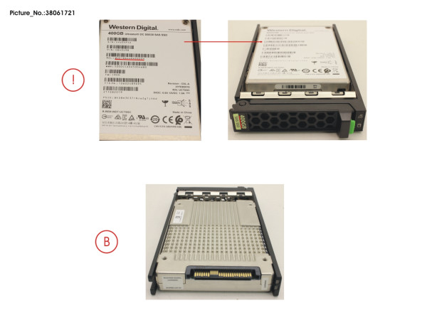 SSD SAS 12G 400GB MIXED-USE 2.5' H-P EP