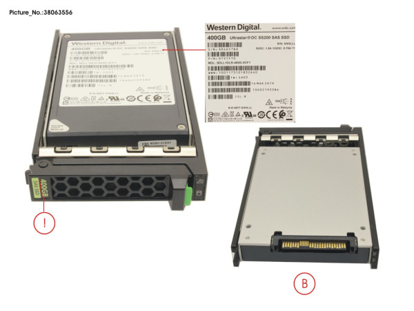 SSD SAS 12G 400GB MU 2.5" HOT PL EP