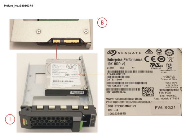 HD SAS 12G 2.4TB 10K 512E HOT PL 3.5' EP