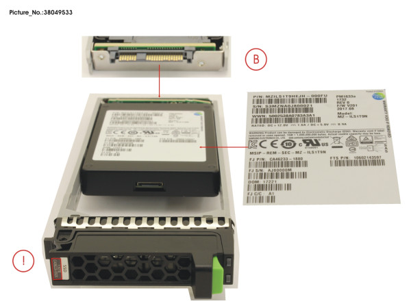 DX S4 MLC SSD SAS 2.5' 1.92TB 12G