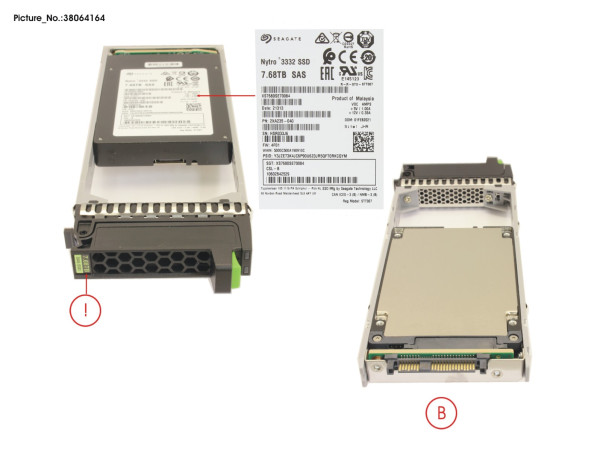 JX40 S2 TLC SSD 7.68TB RI