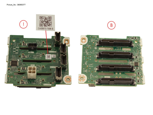 4X2.5 NVME GEN4 HDD BP