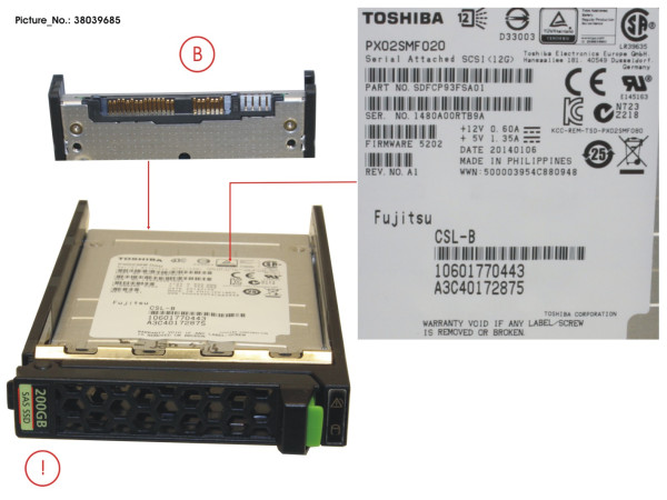 SSD SAS 12G 200GB MAIN 2.5' H-P EP