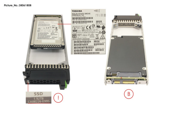 DX S3/S4 SED SSD 2.5" 1.92TB DWPD1 12G