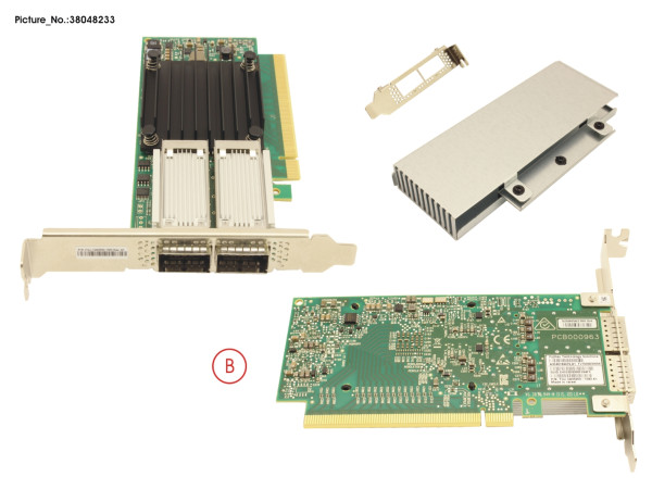 PIB EP 100GB 2 PORT EDR CONX-4 W.CAPSULE