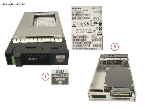 DX S5 SSD SAS 3.5" 800GB 12G