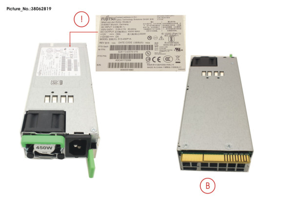 MODULAR PSU 450W PLATINUM HP