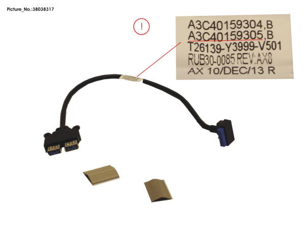 CBL_FRONT_USB_ASSY