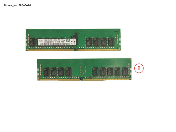 16GB (1X16GB) 1RX4 DDR4-2666 R ECC