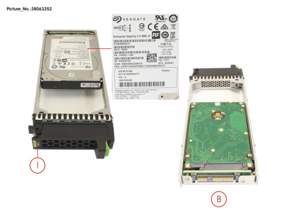 JX40 S2 2.5 HD SAS 2TB 7K2 12G 512E