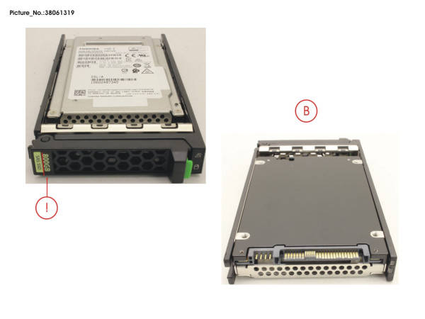 SSD SAS SED 12G 800GB WRITE-INT 2.5' H-P
