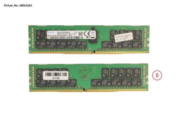 32GB 2RX4 DDR4-2666 R ECC