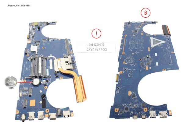 MAINBOARD ASSY E3-1505M V6 (Z1) [PRVD]