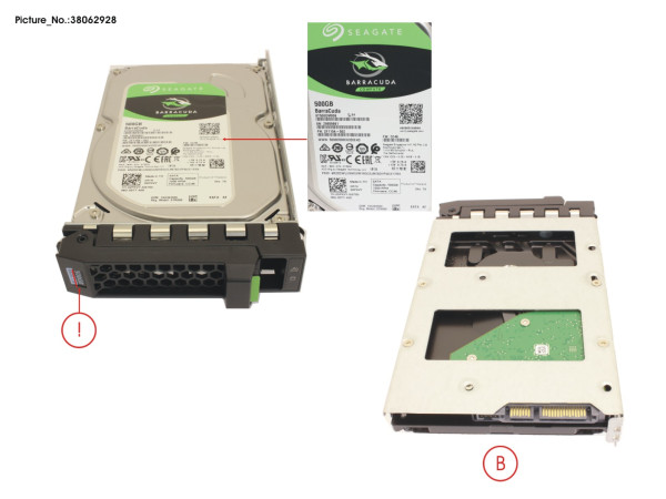 HD SATA 6G 500GB 7.2K HOT PL 3.5' ECO