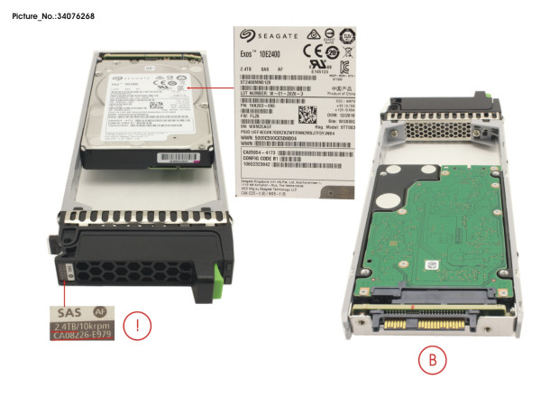 DX S3/S4 HD DRIVE 2.5' 2.4TB 10K