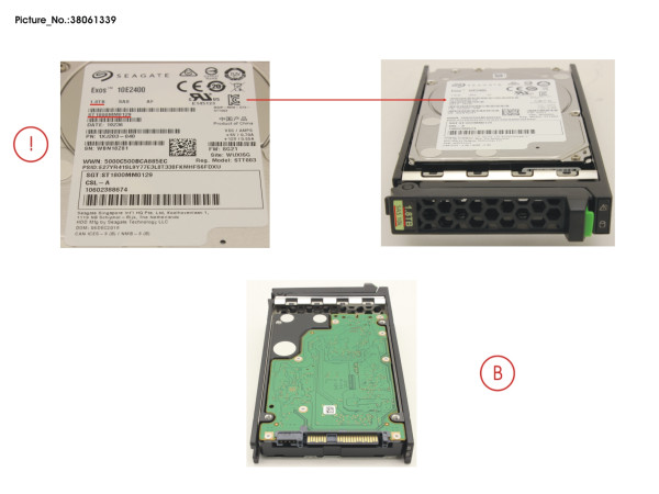 HD SAS 12G 1.8TB 10K 512E HOT PL 2.5' EP