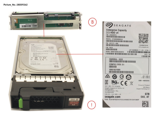 DX S4 HD DRIVE 3.5' 6TB 7.2K