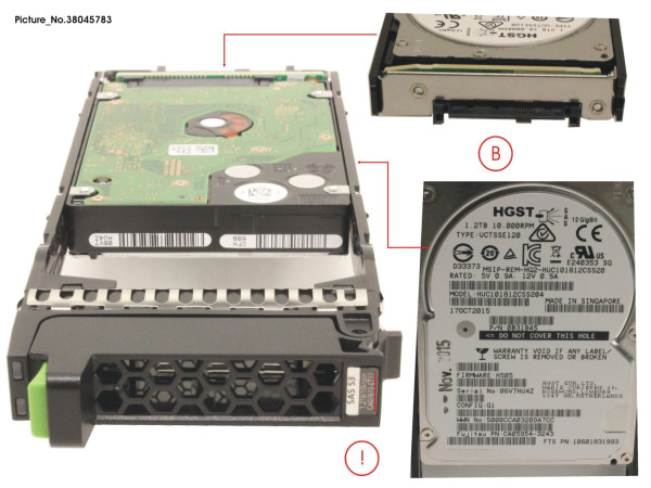 DX S3 HD DRIVE 2.5' 1.2TB 10KRPM