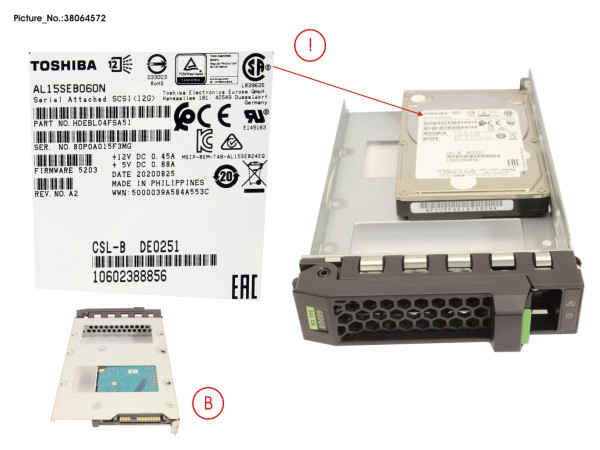 HD SAS 12G 600GB 10K LFF HP EP