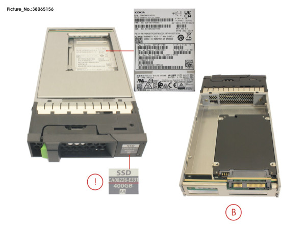 DX/AF FIPS SSD SAS 3.5" 400GB 12G