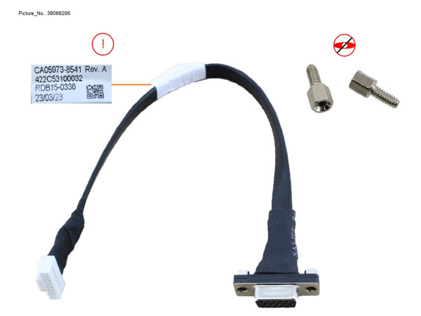 RX4770M7 REAR VGA CABLE