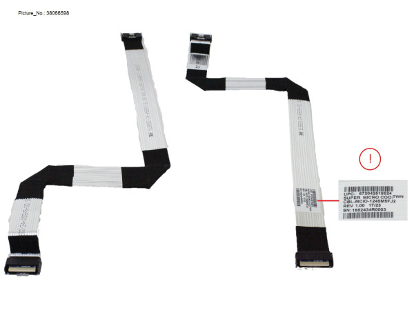 CABLE MCIO (MB-HD BP) 45CM