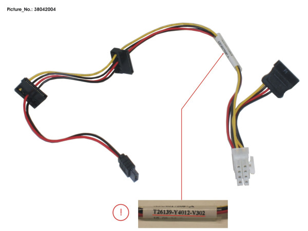 CABLE SATA PWR