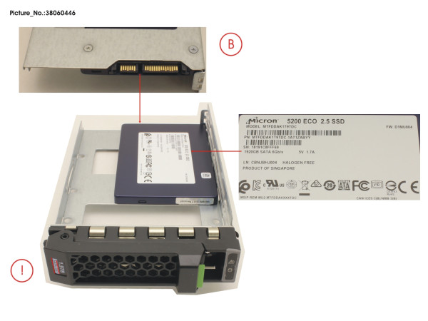 SSD SATA 6G 1.92TB READ-INT. 3.5' H-P EP