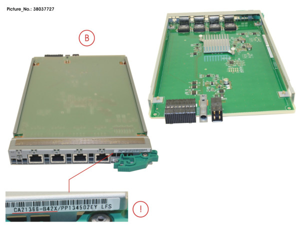 DX500/600 S3 CA NIC 4P 1G