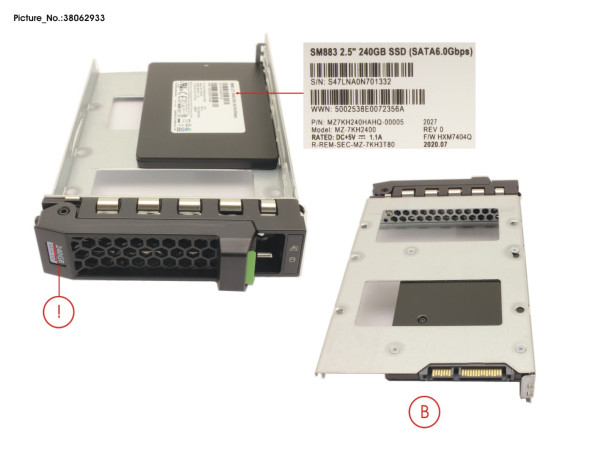 SSD SATA 6G 240GB MIXED-USE 3.5' H-P EP
