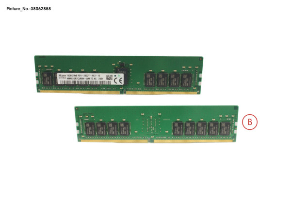 16GB (1X16GB) 2RX8 DDR4-2933 R ECC