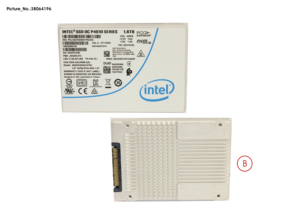 SSD PCIE3 SFF MU 1.6TB