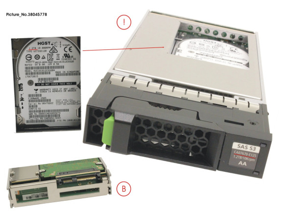 DX60 S3 HD SAS 1.2TB 10K 3.5'
