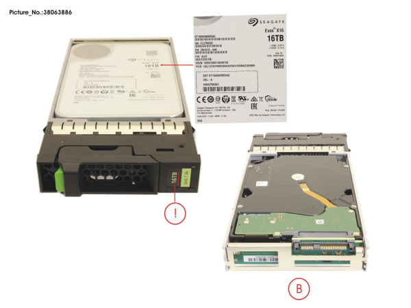 JX40 S2 3.5 SED 16TB 7K2 12G 512E