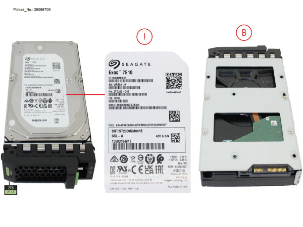 HD SAS 12G 2TB 7K2 512N HOT PL LFF BC