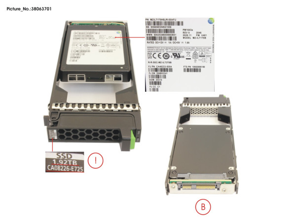 DX SSD SAS 2.5 1.92TB 12G