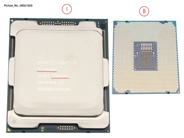 CPU CORE I7-7820X 3.6GHZ 14,0" W