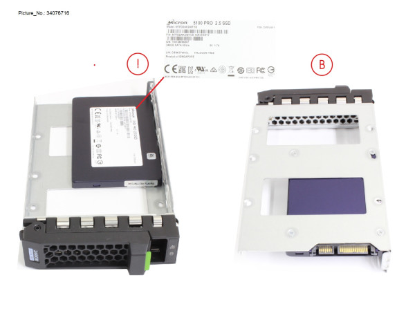 SSD SATA 6G 240GB READ-INT. 3.5' H-P EP