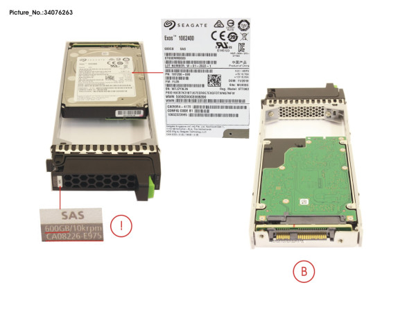 DX S3/S4 HD DRIVE 2.5' 600GB 10K