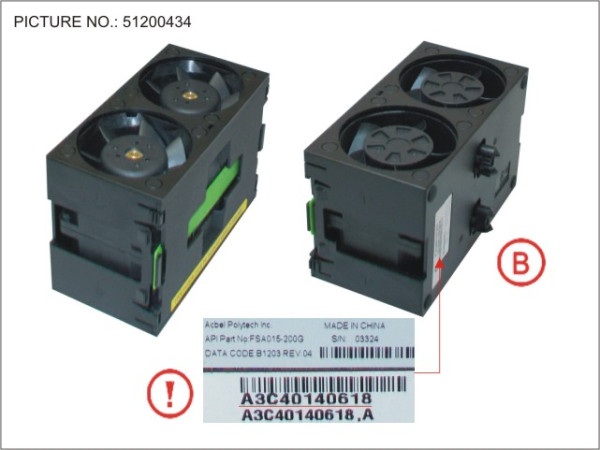 FAN MODULE FOR PSU E579-V20