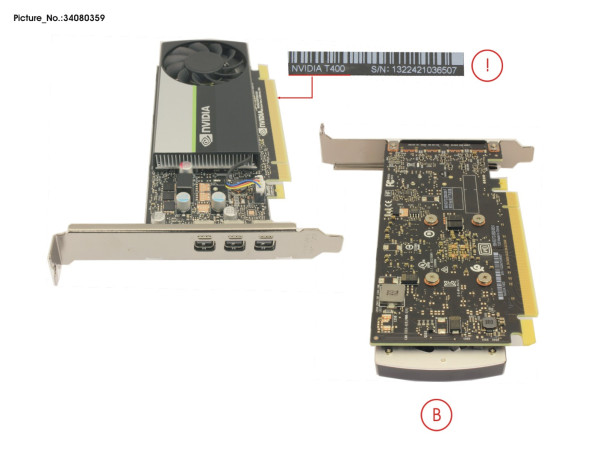 VGA NVIDIA QUADRO T400 2GB