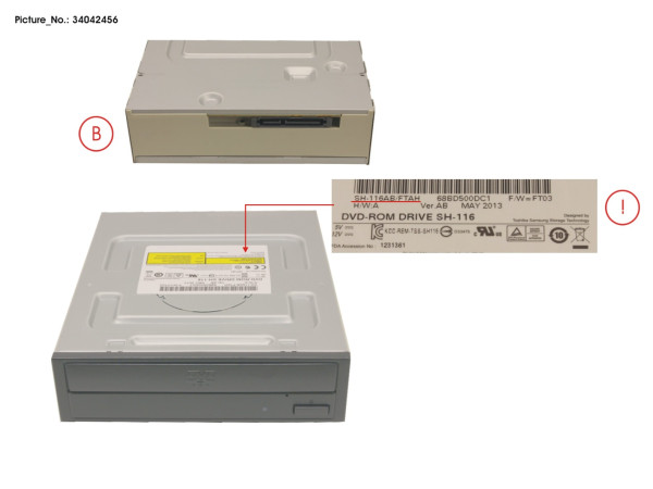 SATA DVD-ROM HH