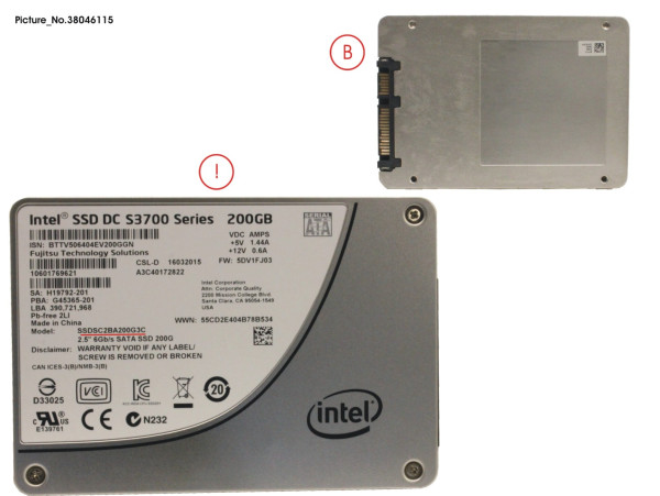 SSD S3 200GB 2.5 SATA