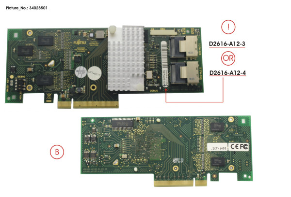 RAID CTRL SAS 6G Int D2616 512M