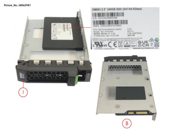 SSD SATA 6G 240GB MIXED-USE 3.5' H-P EP