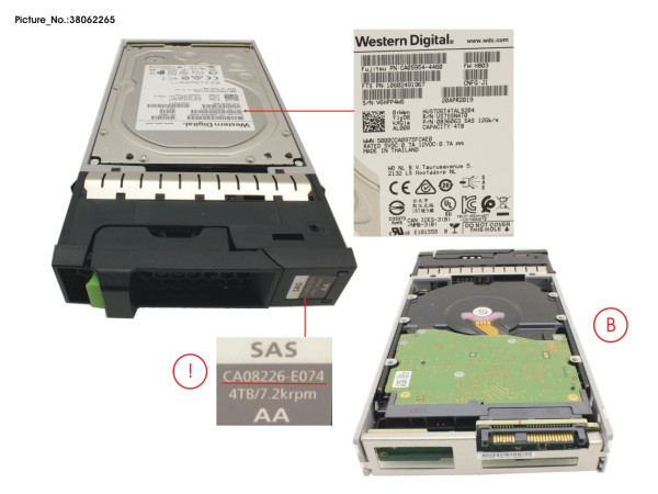 DX S3/S4 HD DRIVE 3.5" 4TB 7.2K